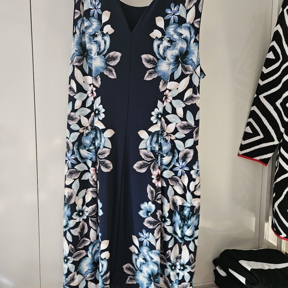 White House Black Market Reversible Dress sz 14 - Picture 2 of 7